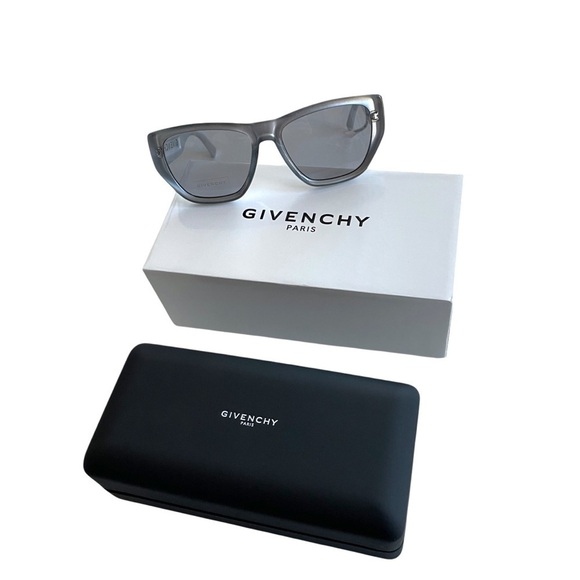 Givenchy GV 7202 Logo Sunglasses Silver - Picture 2 of 9